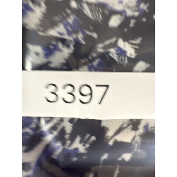 Simply Vera Want Size L Abstract V NEck Top Casual Sleeveless Pullover - Picture 9 of 9